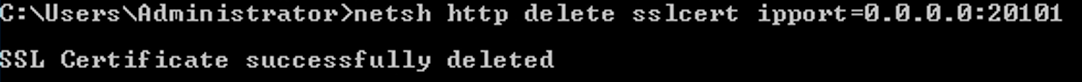 The delete command.