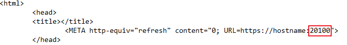 The shortcut.html file