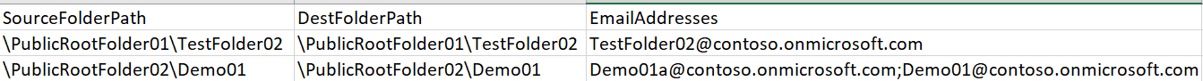 Export report CSV file
