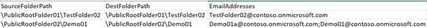 Export report CSV file
