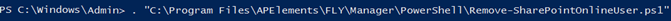 the Remove-SharePointOnlineUser.ps1 file