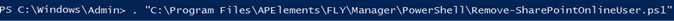 the Remove-SharePointOnlineUser.ps1 file