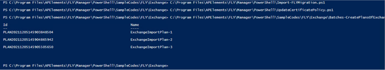 The Windows PowerShell window