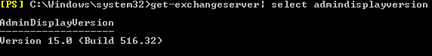 Exchange Management Shell window.