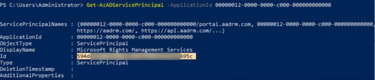 The PowerShell window