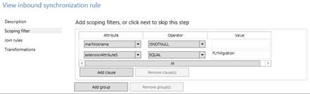 Add the filter condition.