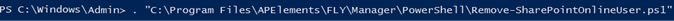 the Remove-SharePointOnlineUser.ps1 file