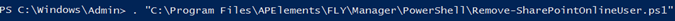 the Remove-SharePointOnlineUser.ps1 file
