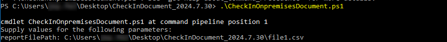 SharePoint Management Shell window.