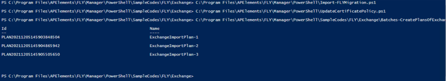 Batches-CreatePlansOfExchange.ps1 file