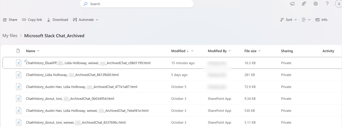 screenshot of examples 