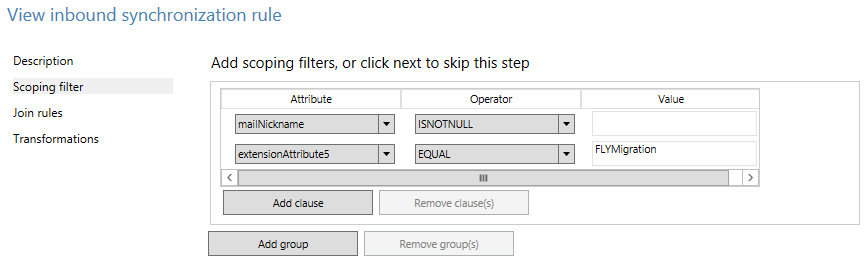 Add the filter condition.