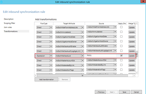 The msExchMailboxGuid attribute