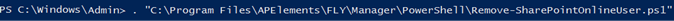 the Remove-SharePointOnlineUser.ps1 file