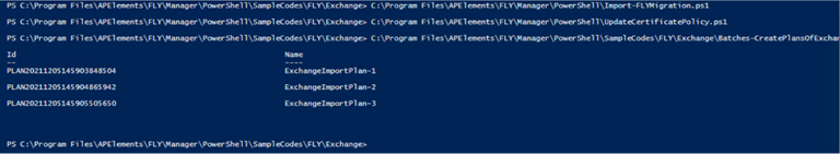 The Windows PowerShell window