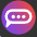 Button: The chat button.